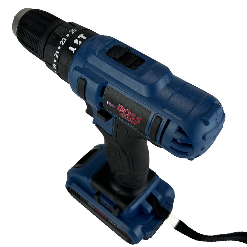 دریل شارژی چکشی باس مدل SK-6050 مجموعه 28 عددی