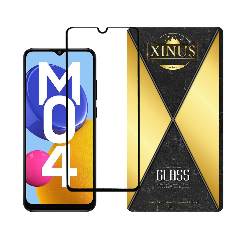 محافظ صفحه نمایش فول ژینوس مدل  FULPLUSX مناسب برای گوشی موبایل سامسونگ Galaxy M04