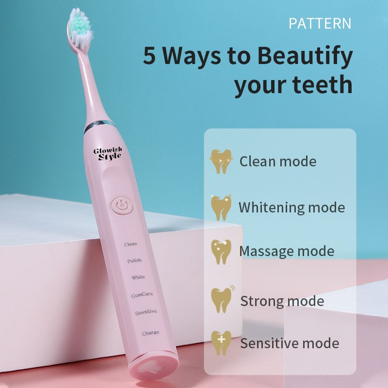 مسواک برقی گلویش استایل مدل KS-04 به همراه سری یدک مجموعه 5 عددی - - 6