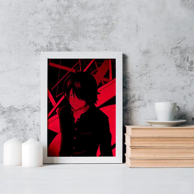 تابلو خندالو مدل اراراگی کویومی انیمه مونوگاتاری کد 16208