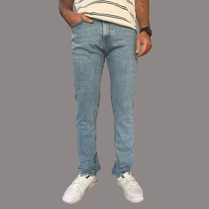 شلوار جین جذب مردانه رنگلر مدل hmm