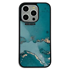 AKAM AMC-WA15PRO-MARBLE-37 Cover For Apple iPhone 15 Pro