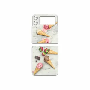 MAHOOT Funnel-ice-cream Cover Sticker for Samsung Galaxy Z Flip3 5G