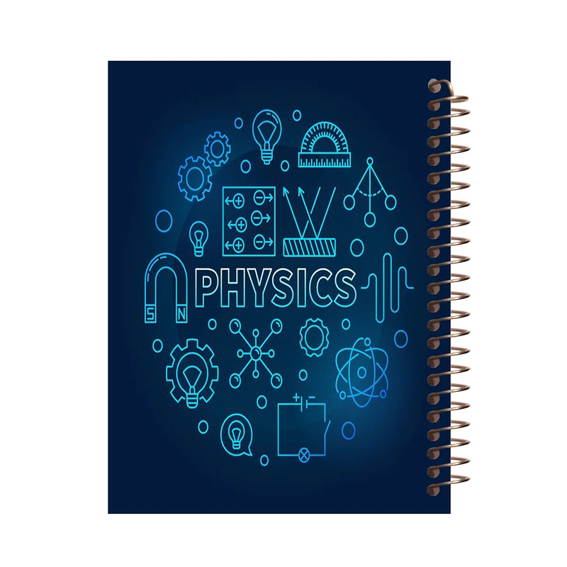 دفتر مشق 80 برگ طرح فیزیک کد J451