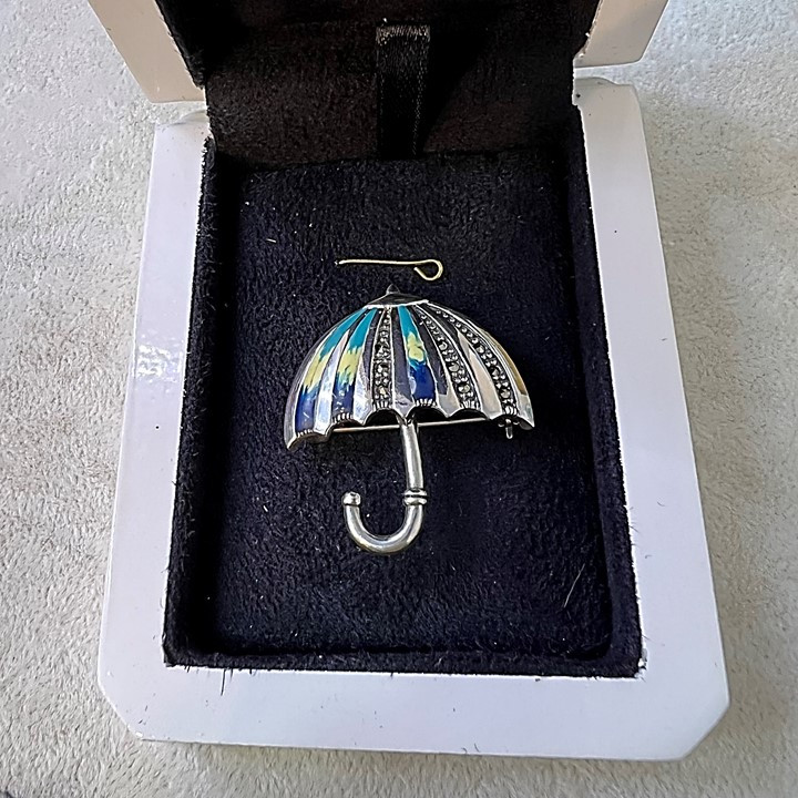 گل سینه زنانه مدل نقره کد glsr-2456