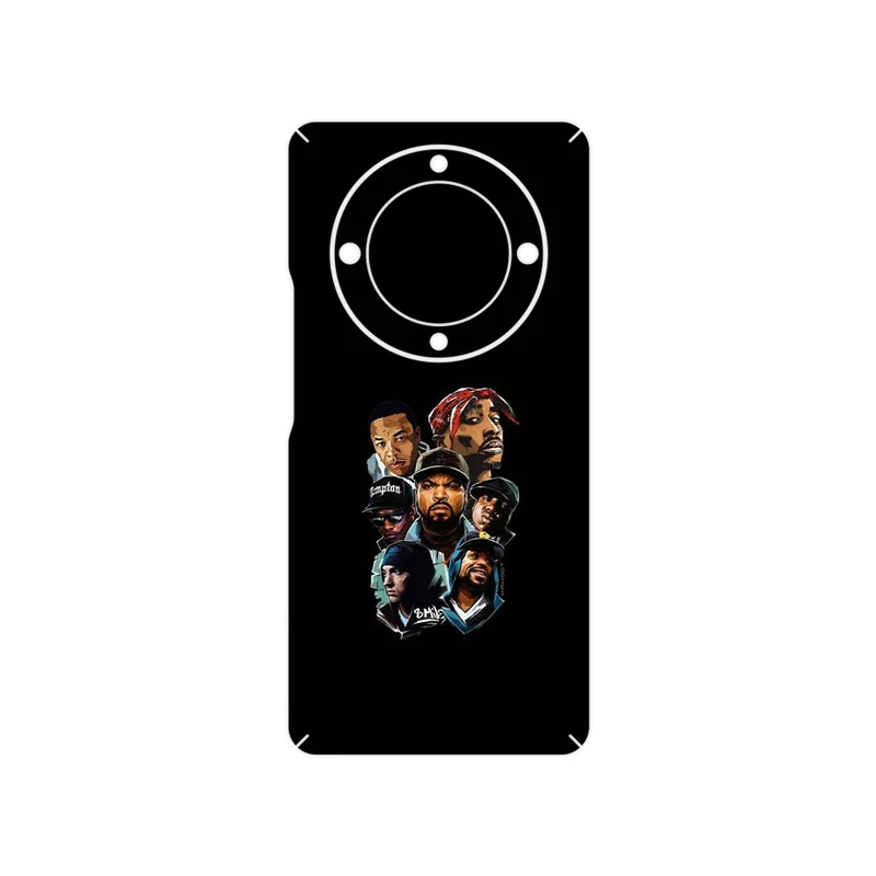 برچسب پوششی ماهوت مدل Great Rappers Digital Art مناسب برای گوشی موبایل آنر X9a