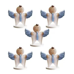 گیفت مدل دندانی پایه دار پسرانه طرح فرشته بسته 5 عددی