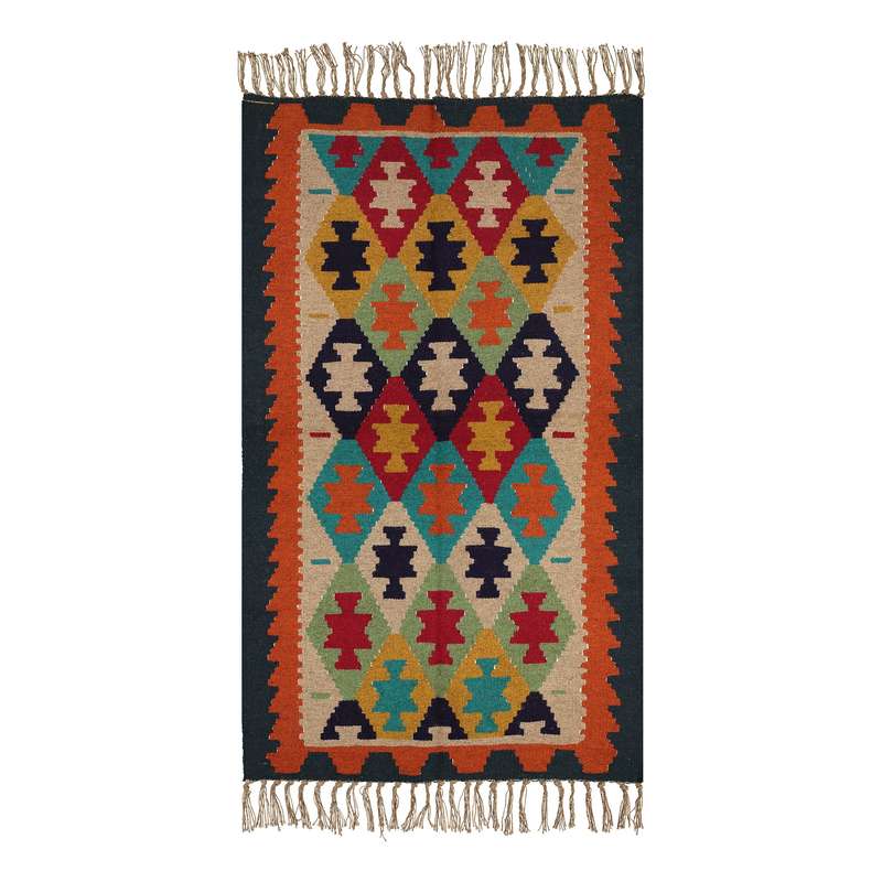 گلیم دستبافت دو متری مدل شیرازی کد 40