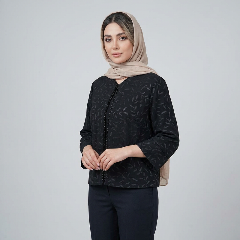 کت تک زنانه جلو باز مدل N-20098