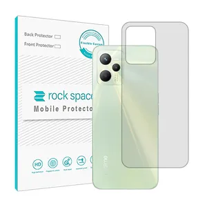 Rock space HyGEL model Transparent phone back protector suitable for Realme C35 mobile phone