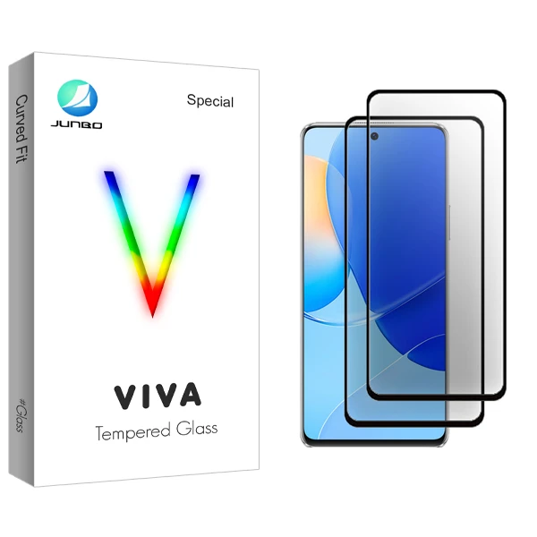 محافظ صفحه نمایش شیشه ای جانبو مدل Viva Glass MIX2106 مناسب برای گوشی موبایل هوآوی Nova 9 SE بسته دو عددی