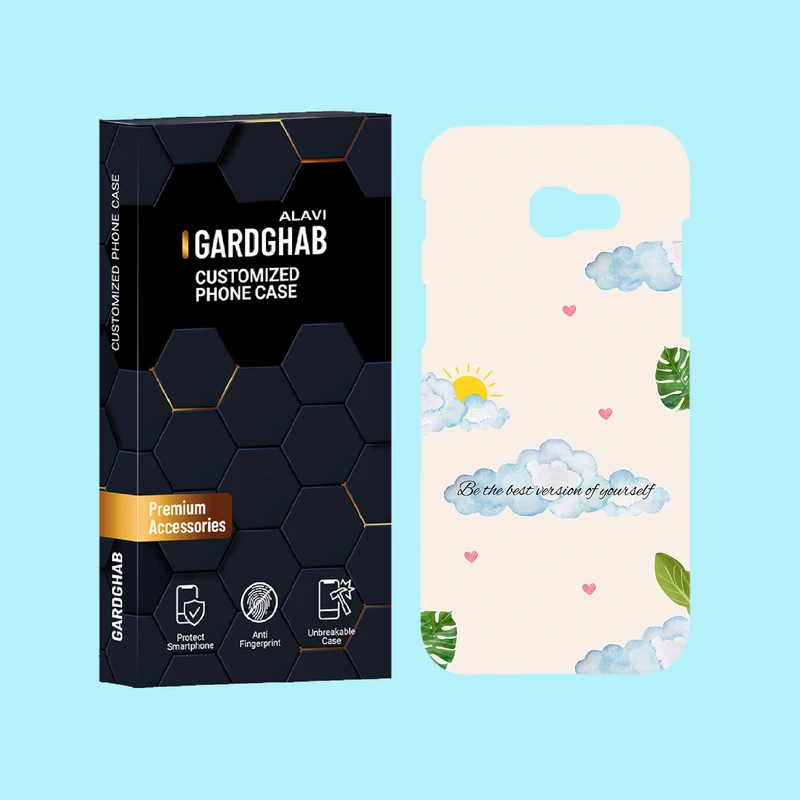 کاور گارد قاب علوی مدل متن مناسب برای گوشی موبایل سامسونگ Galaxy A5 2017 / A520