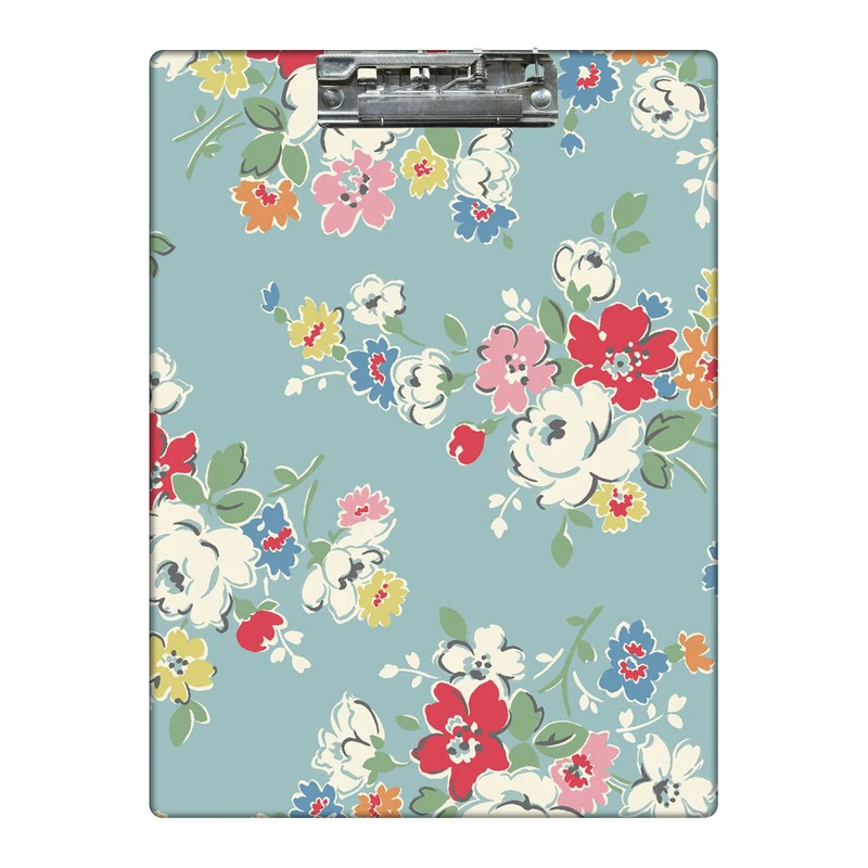 تخته شاسی طرح پترن گل با زمینه فیروزه ای کد  5347017 سایز A4