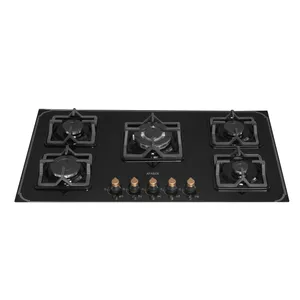 اجاق گاز صفحه‌ای پنج شعله افرابن مدل AN9002