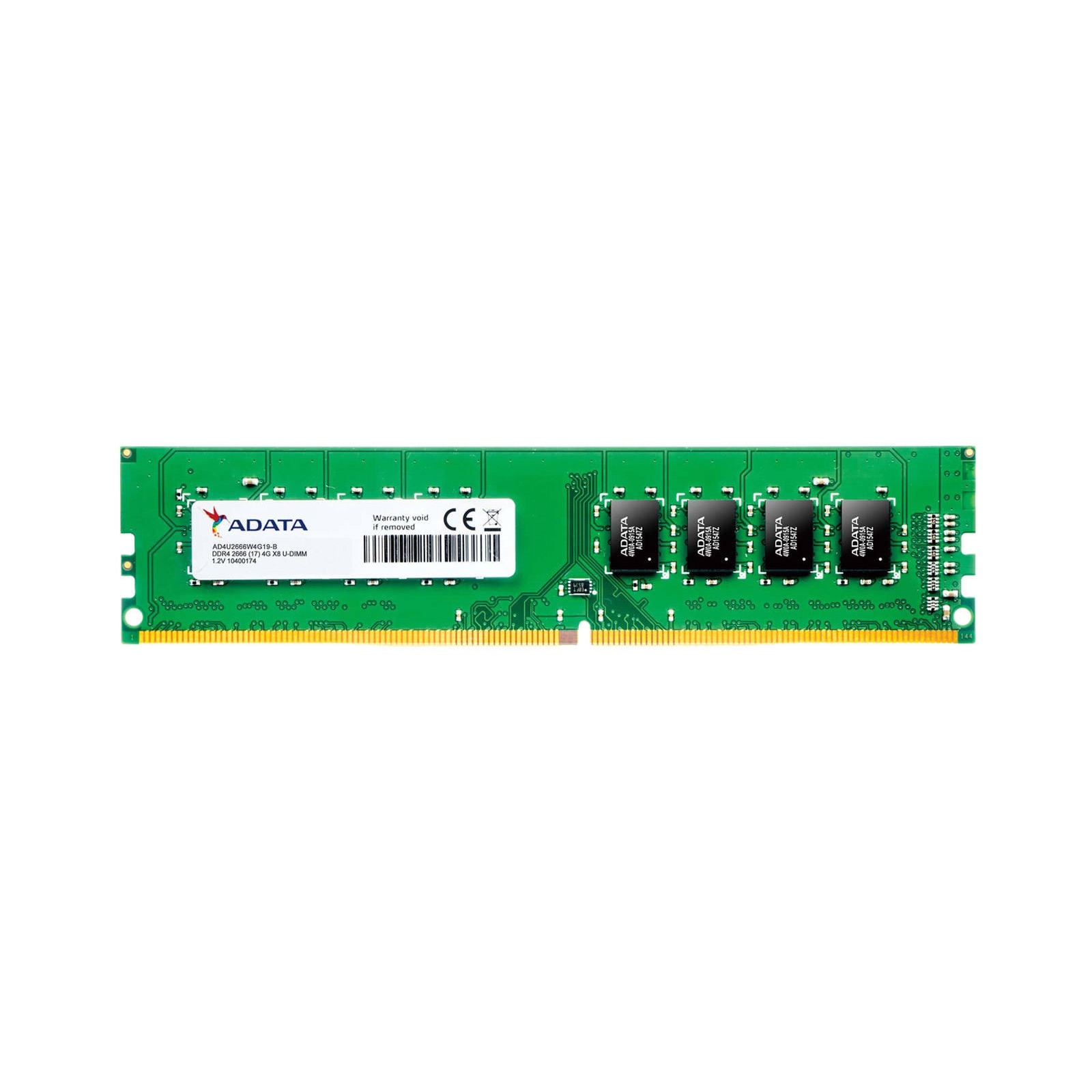 رم دسکتاپ DDR4 تک کاناله 2666 مگاهرتز CL19 ای دیتا مدل AD4U ظرفیت 4 گیگابایت