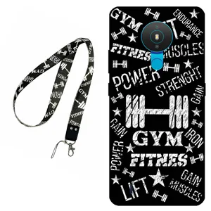 Megafone Gym 0010 Cover For Nokia 1.4 Mobile Neckband