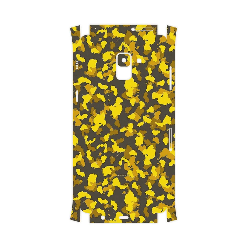 برچسب پوششی ماهوت مدل Yellow Infantry Army-FullSkin مناسب برای گوشی موبایل سامسونگ Galaxy A8 Plus 2018