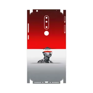 MAHOOT Collage of surreal Portrait of Women 1-FullSkin Cover Sticker for Nokia 3.1 Plus