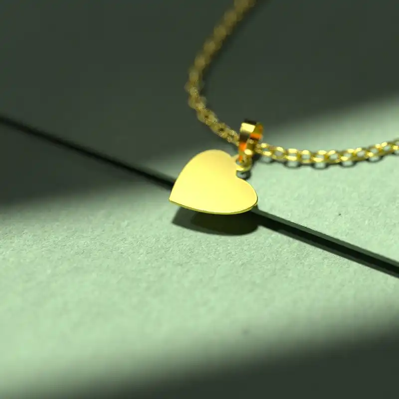 گردنبند طلا 18 عیار زنانه مدوپد مدل هندسی کد CA10805