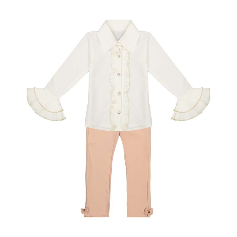 ست شومیز و شلوار دخترانه مدل 090