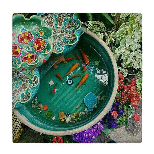  کاشی کارنیلا طرح حوض ماهی کد wkk577