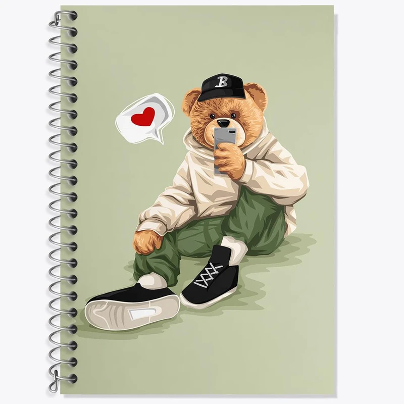 دفتر لغت 50 برگ خندالو مدل تدی Teddy کد 26143