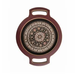 سینی چوبی مدل گرد