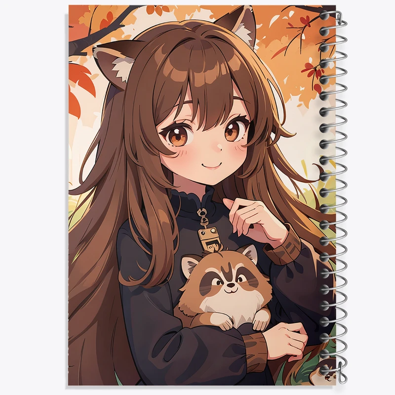 دفتر شطرنجی 50 برگ خندالو طرح دخترانه کد N2161