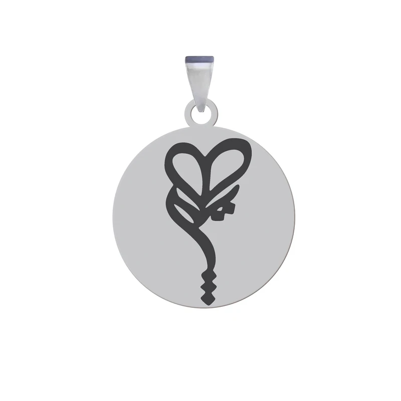 آویز گردنبند زنانه و مردانه هایکا مدل کلمه هیچ کد z.jh 257