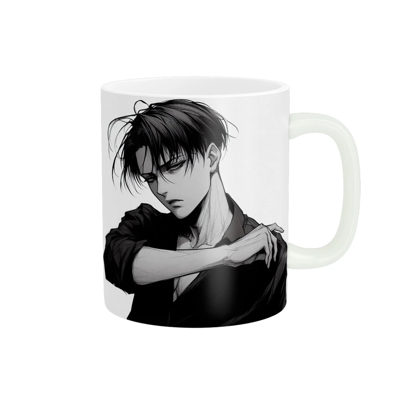 ماگ پاد آفرین مدل جذاب لیوای آکرمن انیمه کد 1085