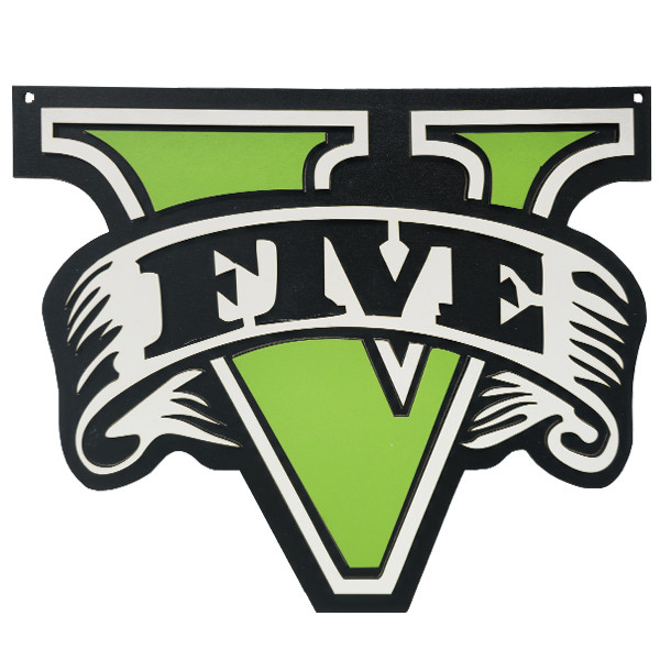 دیوارکوب مدل گیمینگ جی تی ای وی GTA V