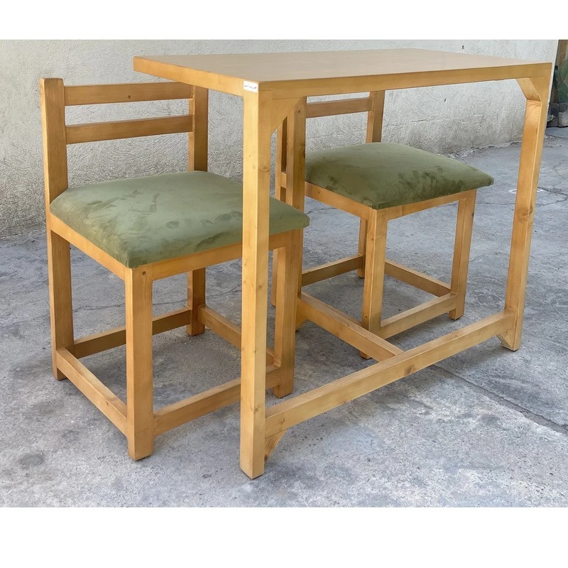 میز و صندلی ناهارخوری دو نفره گالری والریان مدل M-CH-302
