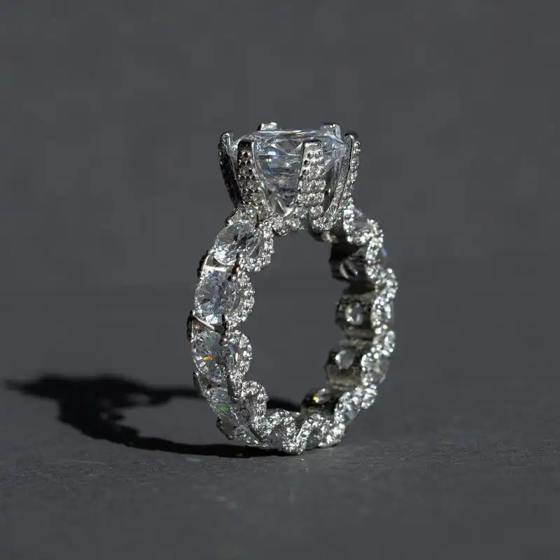 انگشتر نقره زنانه مدل 2051GTA