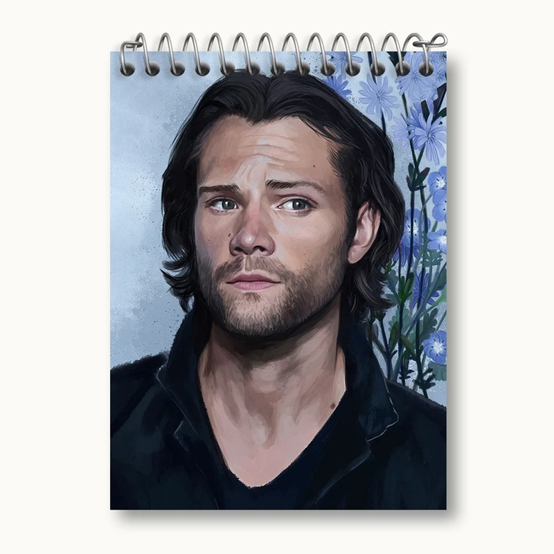 دفتر یادداشت 50 برگ خندالو مدل سم وینچستر سریال سوپرنچرال Supernatural کد 24538