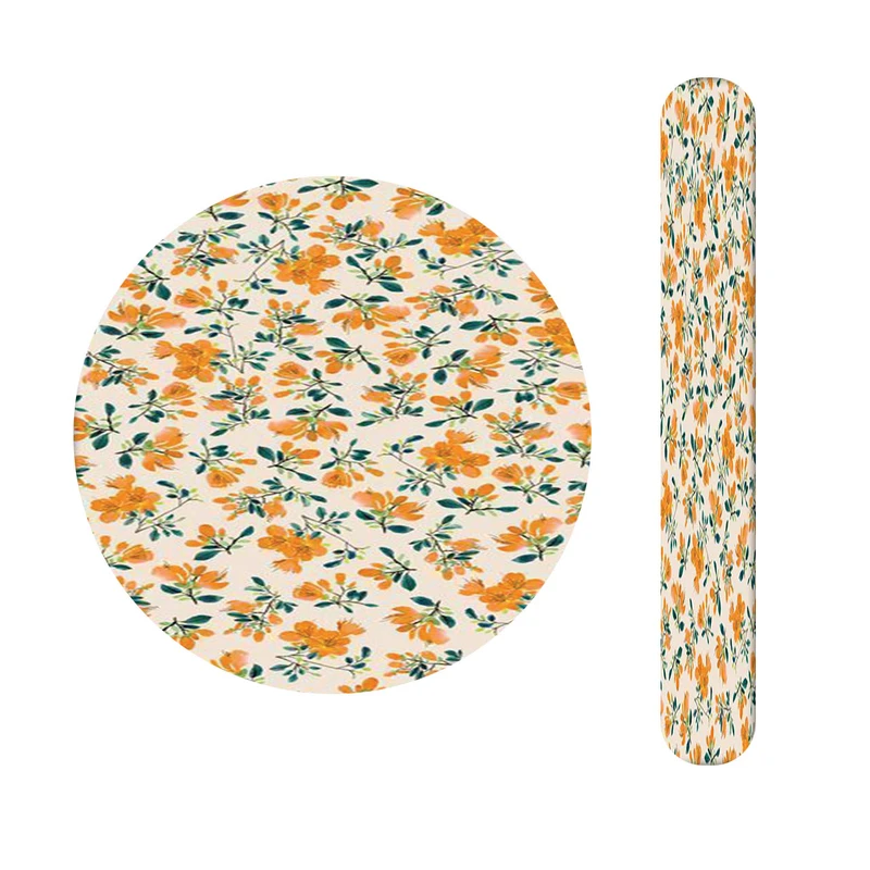 آینه آرایشی جیبی مدل گل کد 346 به همراه سوهان ناخن 