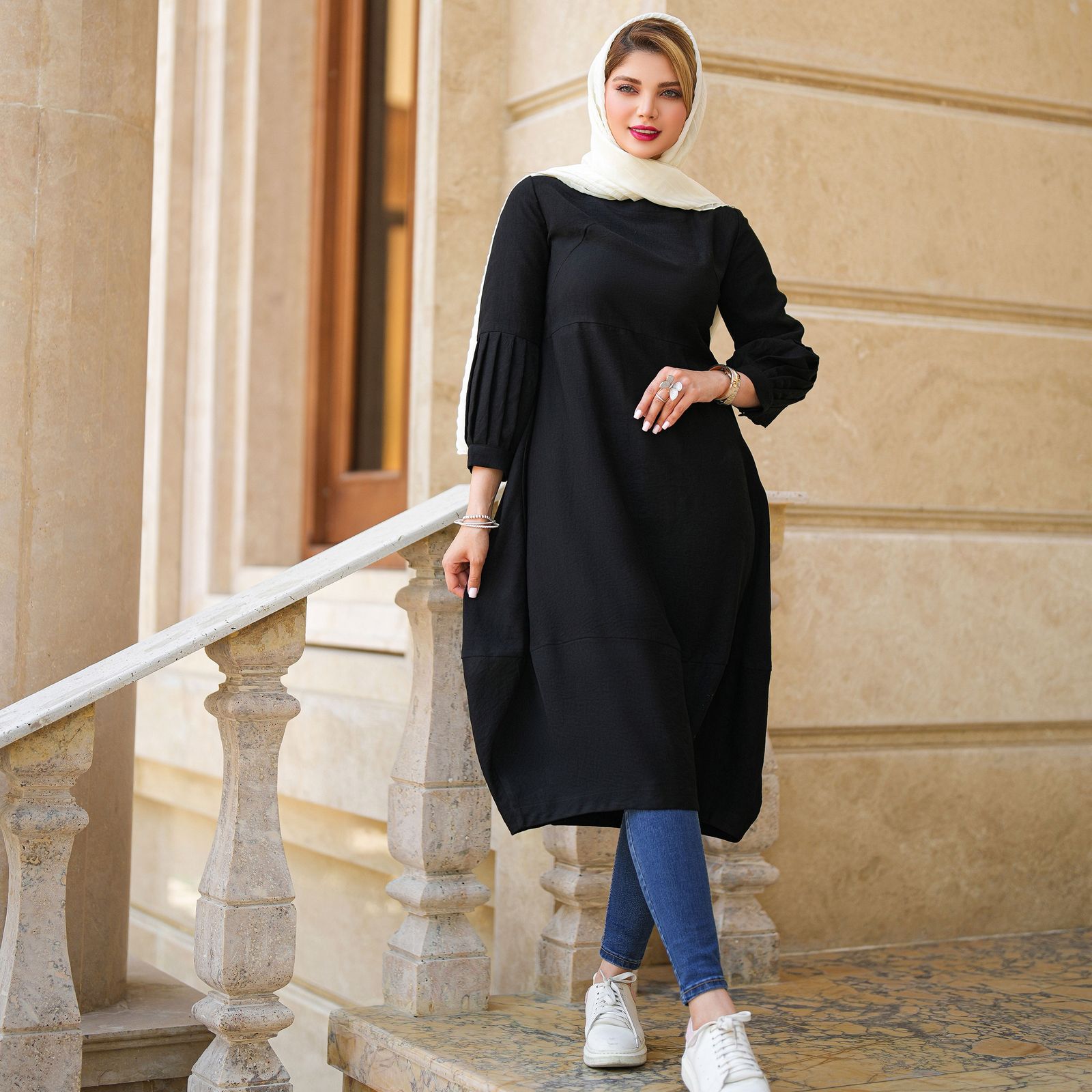 پیراهن زنانه السانا مدل نورسا کد 123701 -  - 2