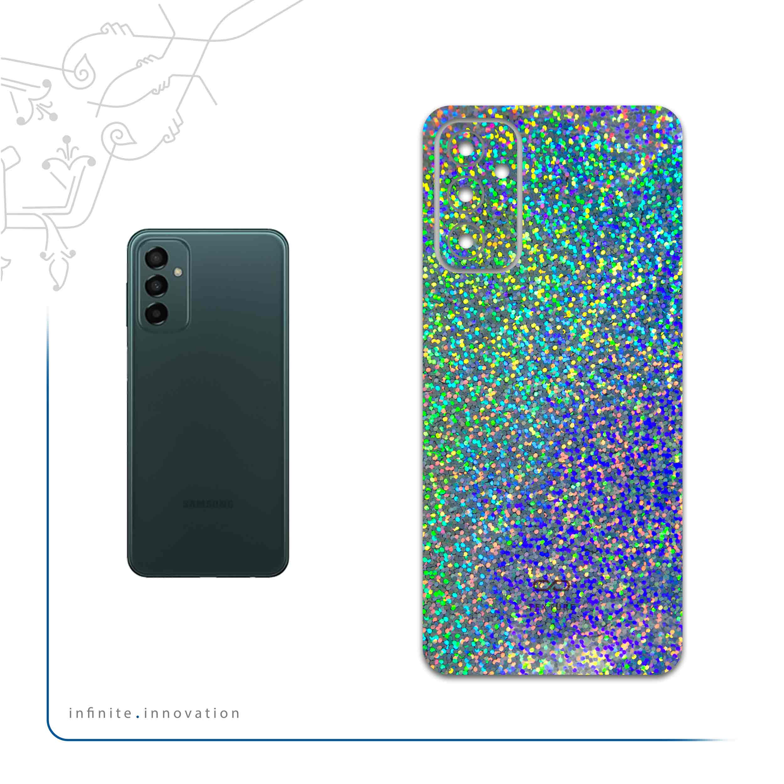 برچسب پوششی ماهوت مدل Holographic مناسب برای گوشی موبایل سامسونگ Galaxy M23