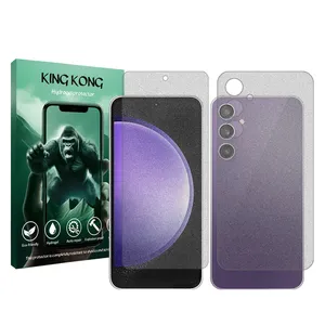 King Kong Tough model matte screen protector suitable for Samsung Galaxy S23 FE mobile phone along with the back protector 