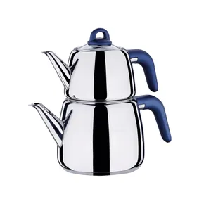 ست کتری قوری مدل دسته رنگی