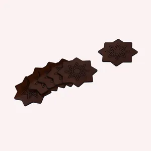 زیر لیوانی طرح ستاره کد U 103 بسته شش عددی