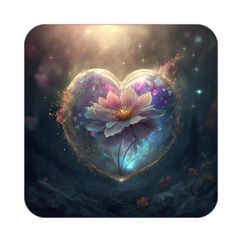 زیر لیوانی کاکتی مدل عاشقانه کد mp13587