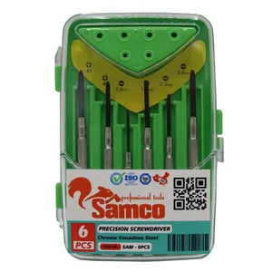 مجموعه 6 عددی پیچ گوشتی ساعتی سامکو مدل YPE-05