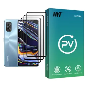 HVT PV Glass MIX003 Screen Protector For Realme 7 Pro Pack Of 3