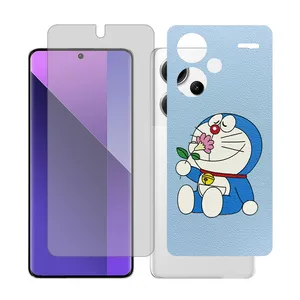 Glass Together model matte Screen Protector Suitable for Xiaomi Redmi Note 13 Pro Plus Mobile Phone with Back cover sticker