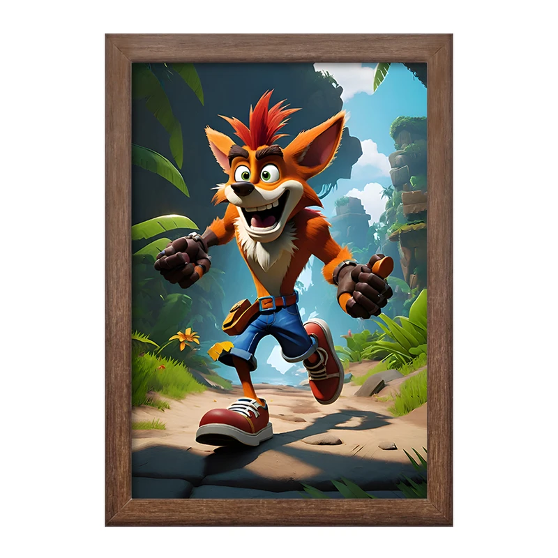 تابلو خندالو طرح کراش باندیکوت (Crash Bandicoot) کد F11711