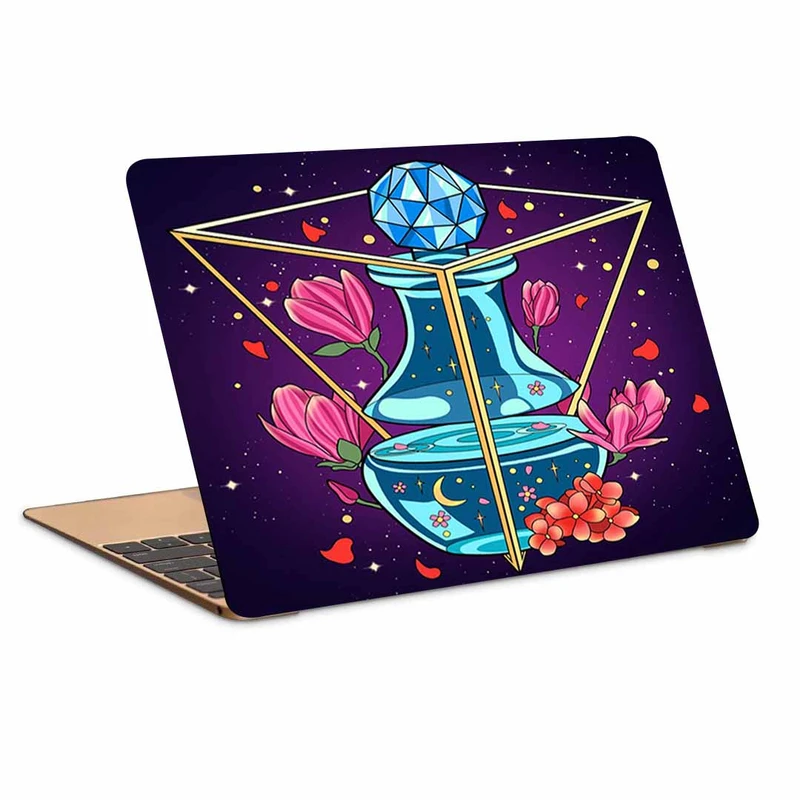 استیکر لپ تاپ طرح نقاشی فانتزی  کد P-1508 مناسب برای لپ تاپ 15 تا 17 اینچ