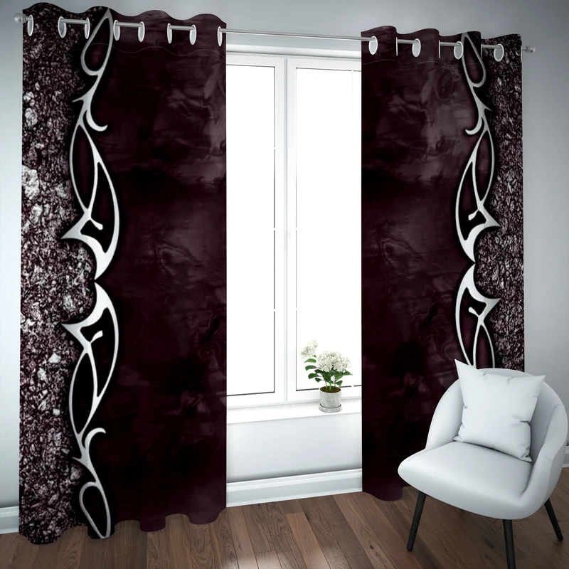 پرده مدل چاپی هازان سایز 300×150 سانتی متر 