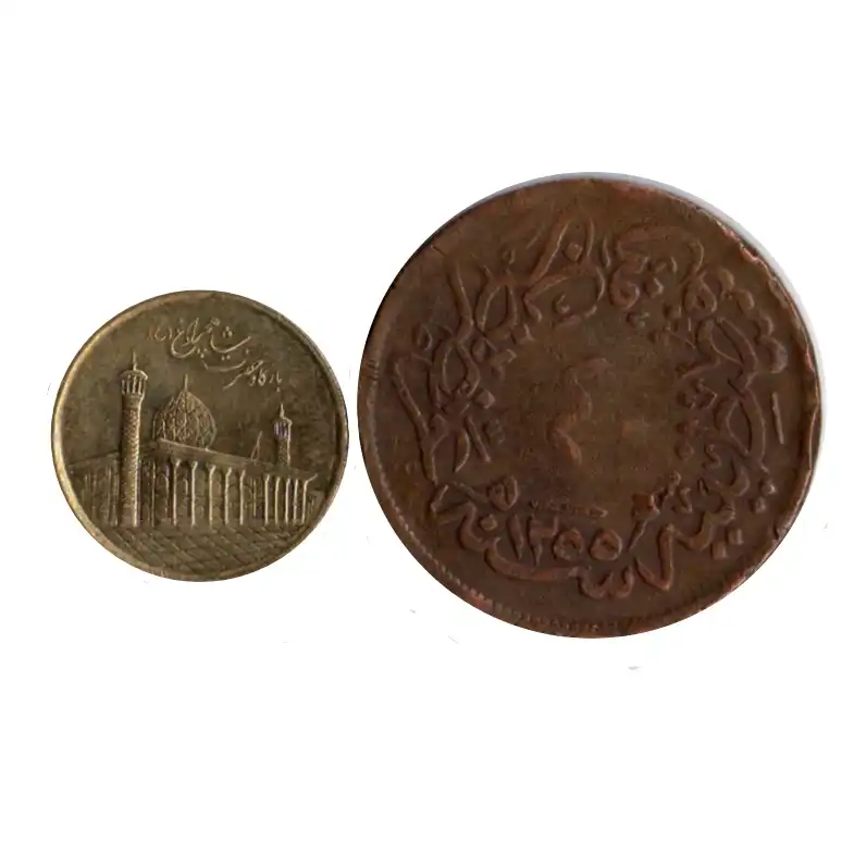 سکه تزیینی طرح 40 پارا کشور ترکیه مدل 1255 قمری (1836 میلادی)
