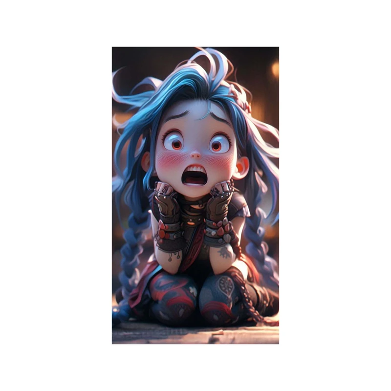 استیکر لپ تاپ و موبایل مدل بازی طرح لیگ آف لجندز League of Legends کد 2068