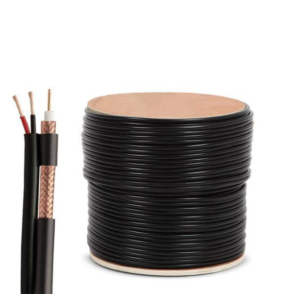 کابل RG59 ترکیبی سیم و کابل سمنان مدل 100 طول 10 متر